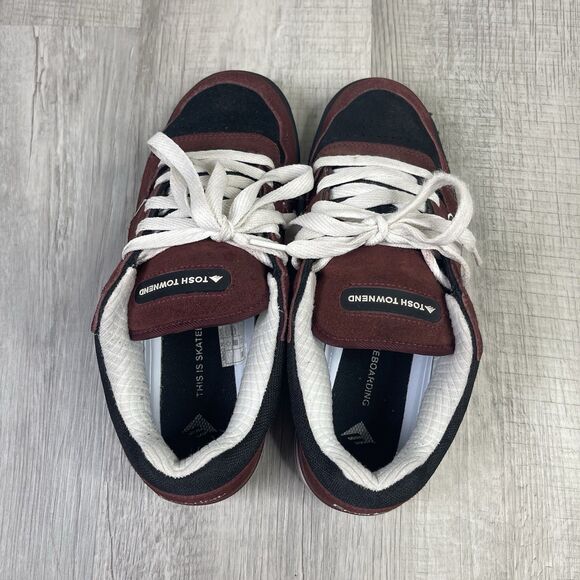 Y2k Emerica Tosh Townend Black Red Vintage OG Skateboarding Shoes Men’s Sz 9.5 A - Picture 6 of 12